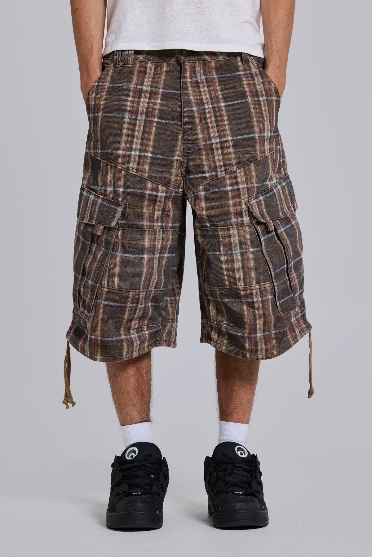 Shorts Cadet de cuadros marrones