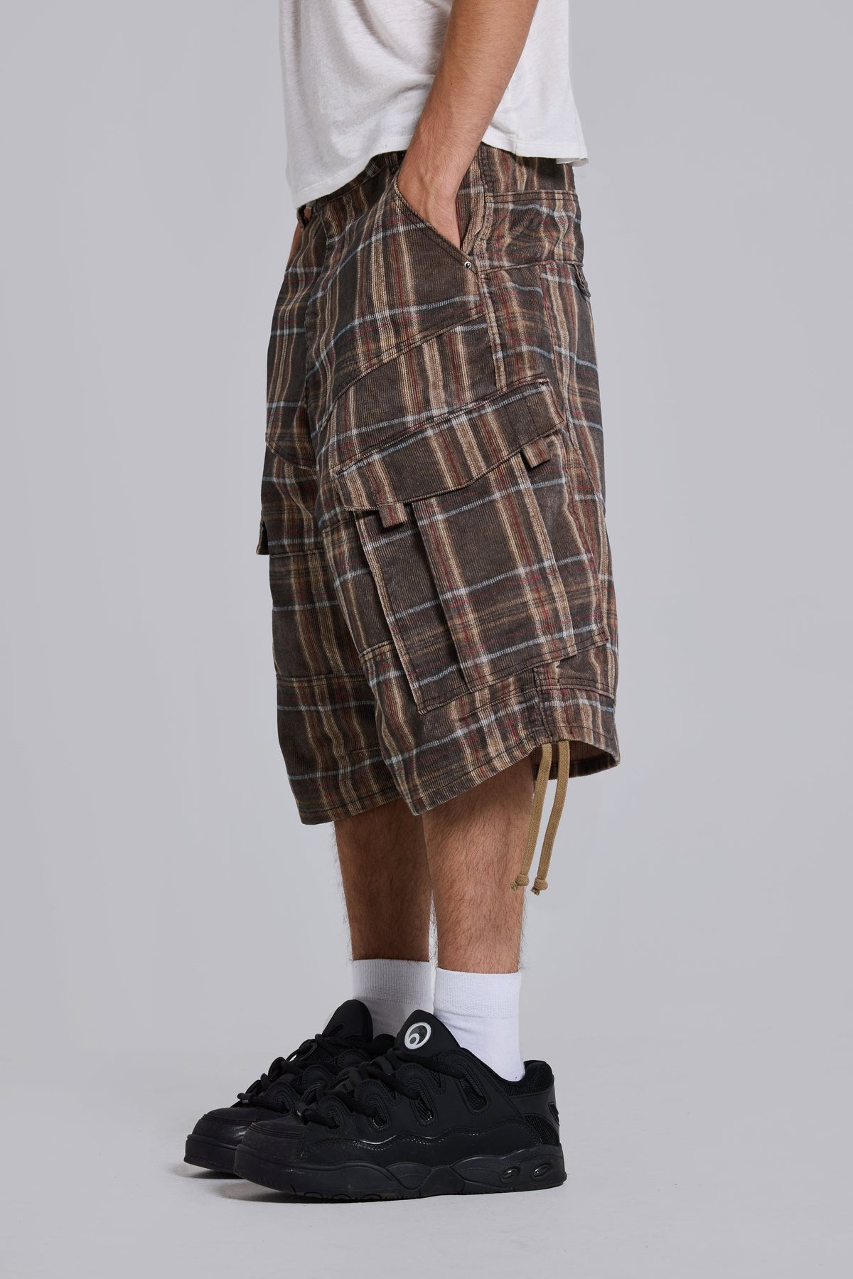 Shorts Cadet de cuadros marrones