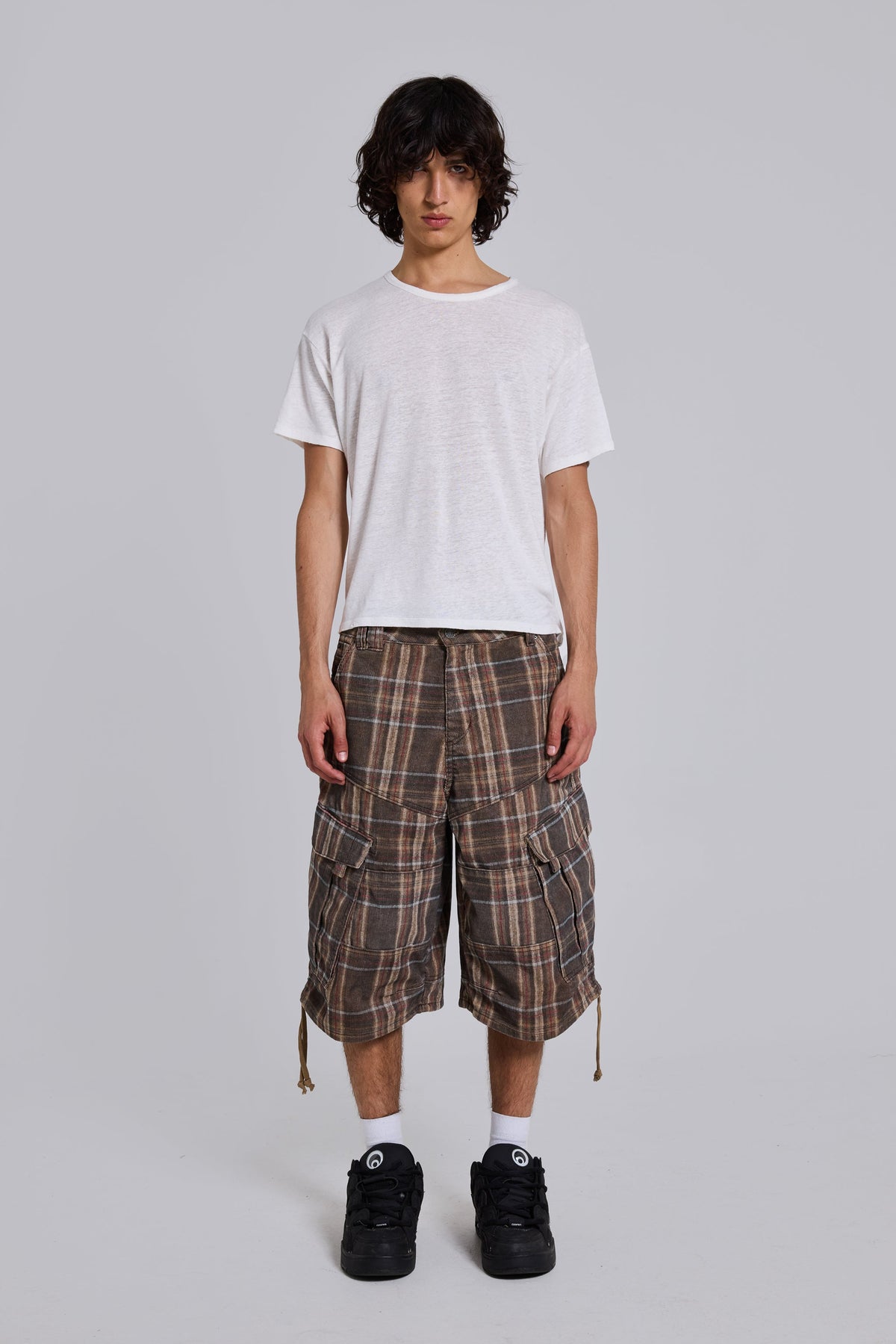 Shorts Cadet de cuadros marrones