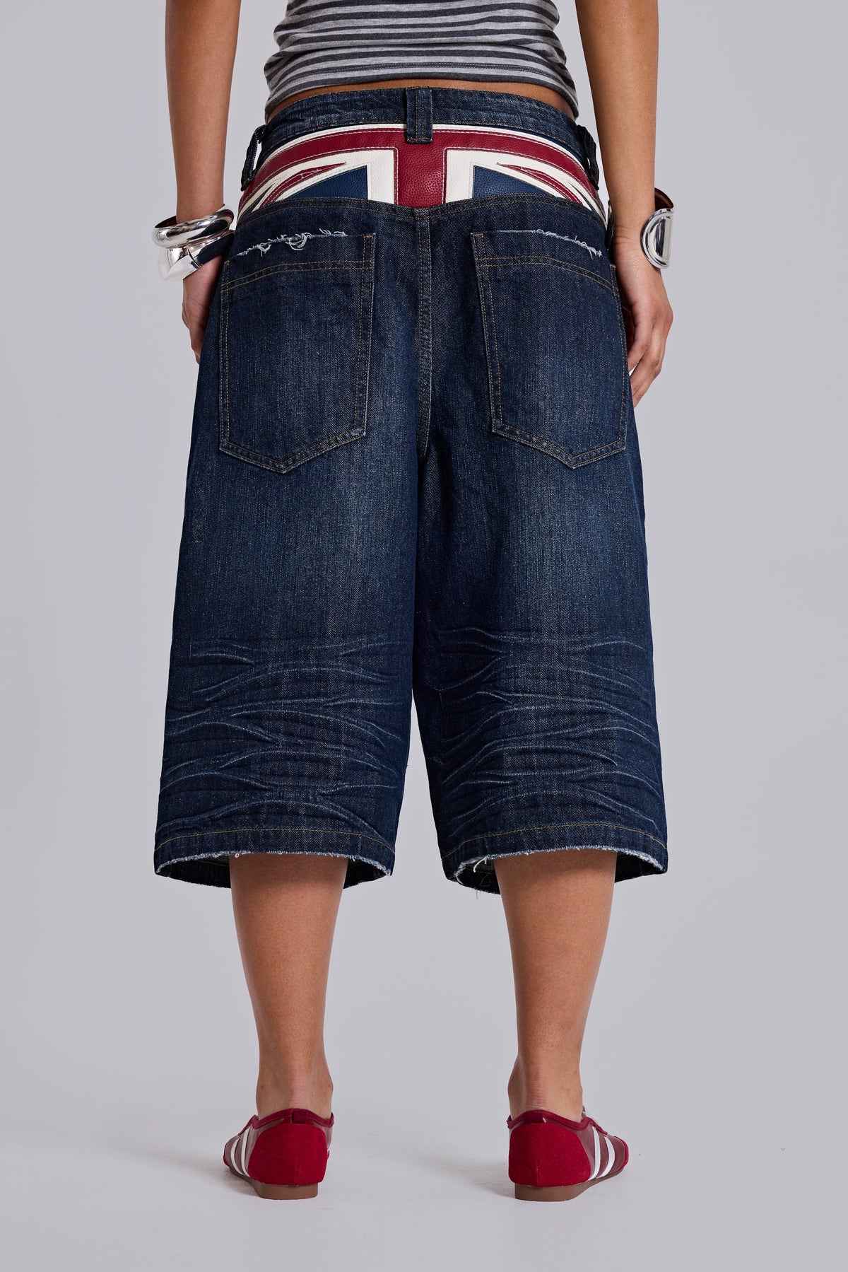 Bermudas vaqueras Union Jack Colossus índigo