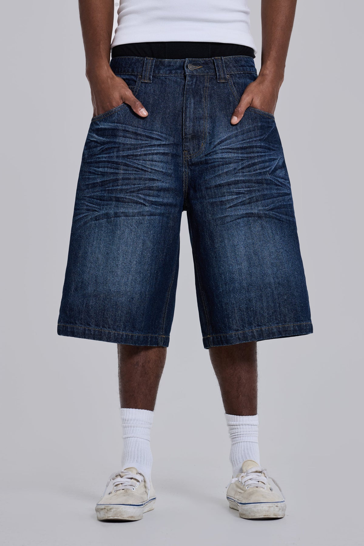 Bermudas vaqueras Union Jack Colossus índigo