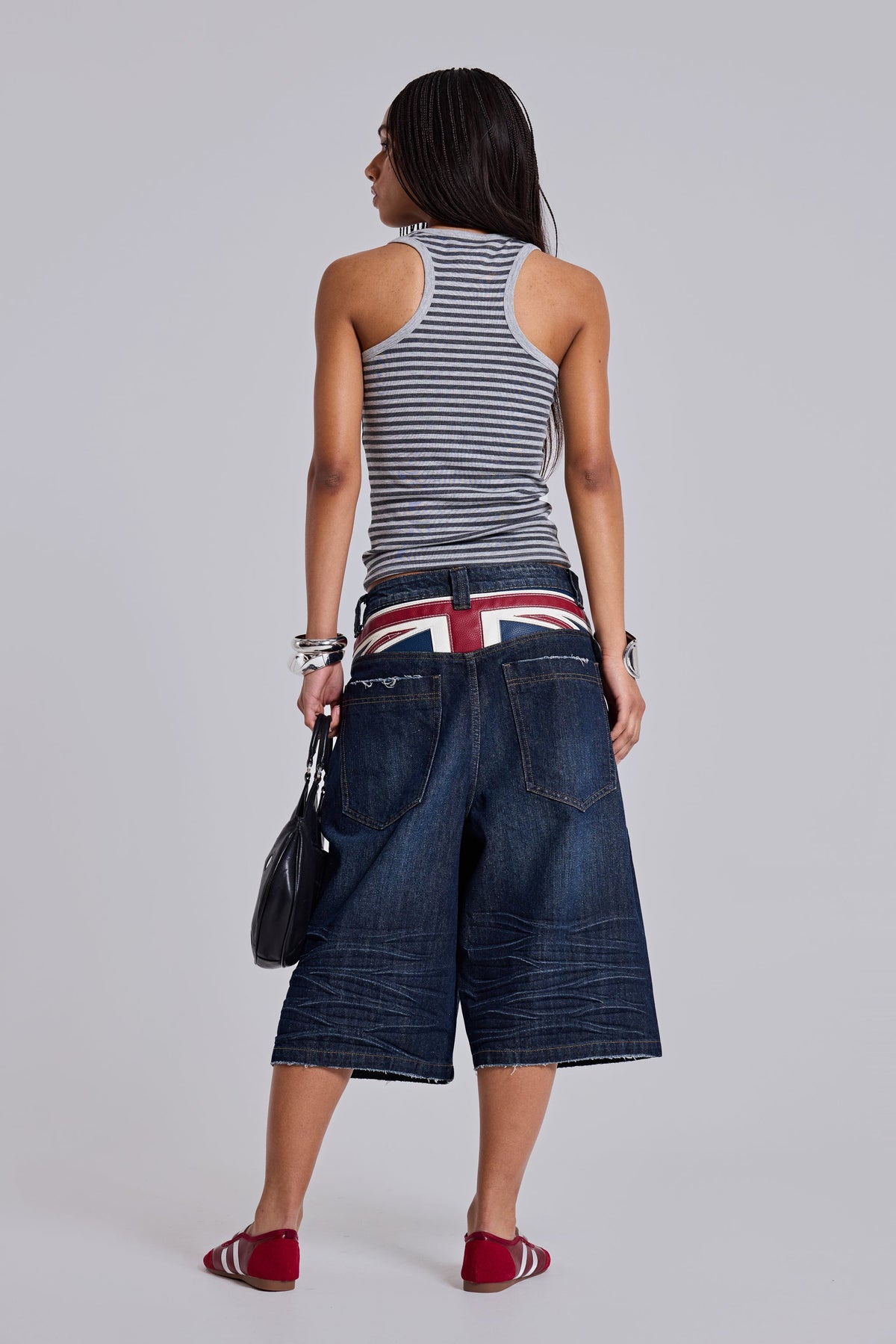 Bermudas vaqueras Union Jack Colossus índigo