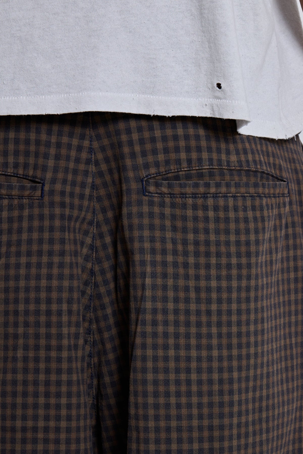 Shorts XL Goliath de cuadros marrones