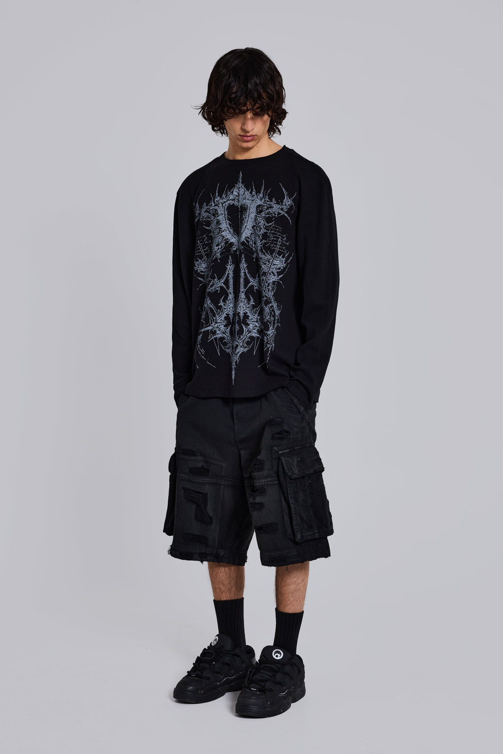 Kasper Digi Waffle Black T-Shirt