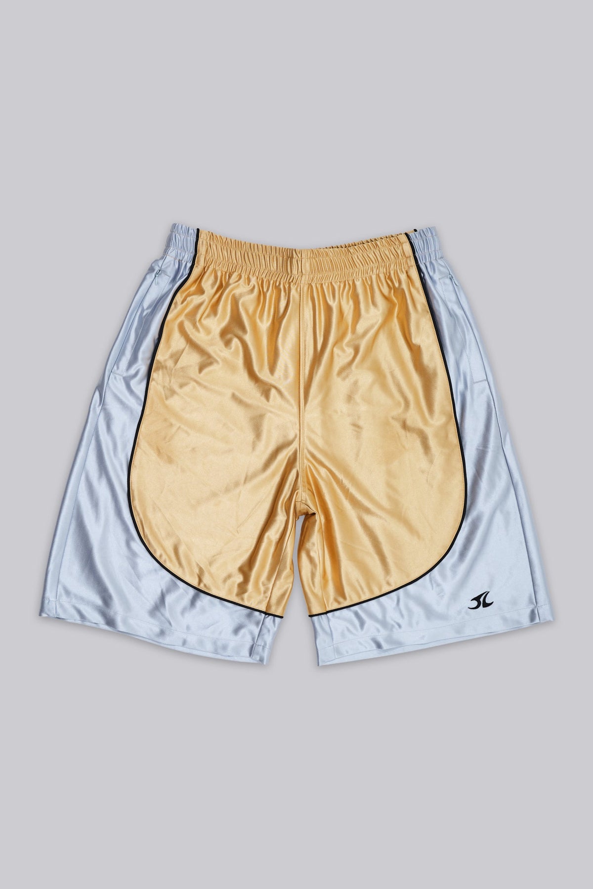 Shorts Court de baloncesto dorados