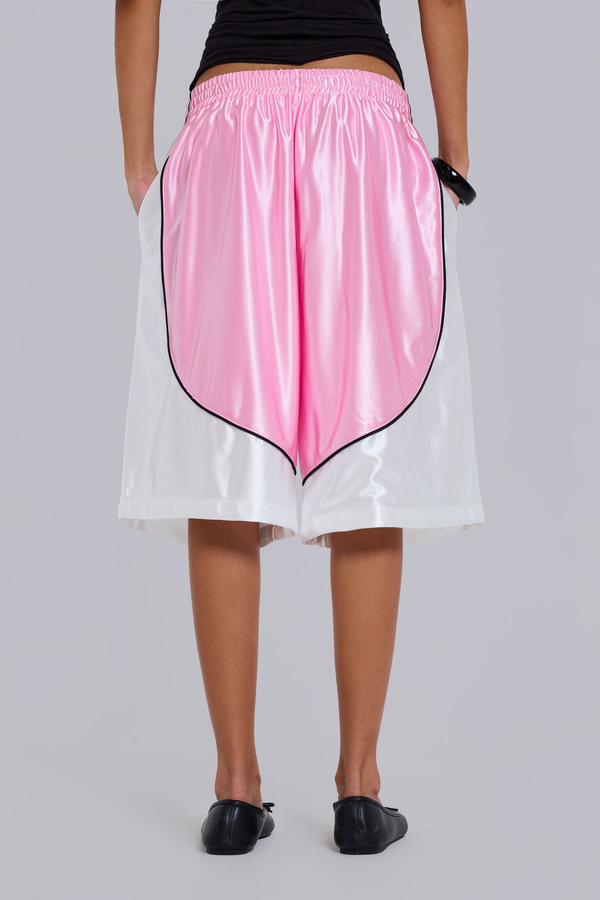 Shorts Court de baloncesto rosa