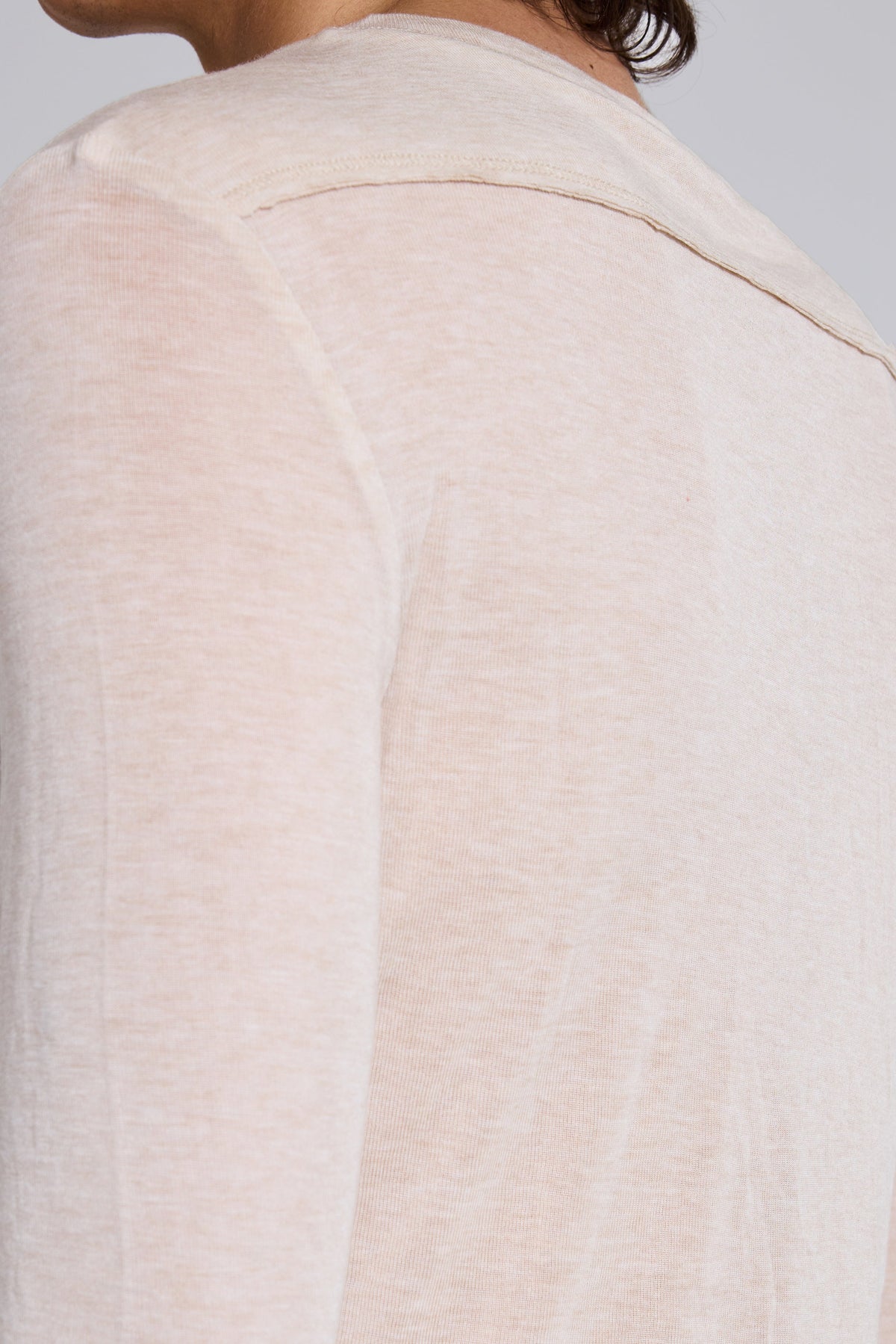 Oatmeal Haze Henley Top