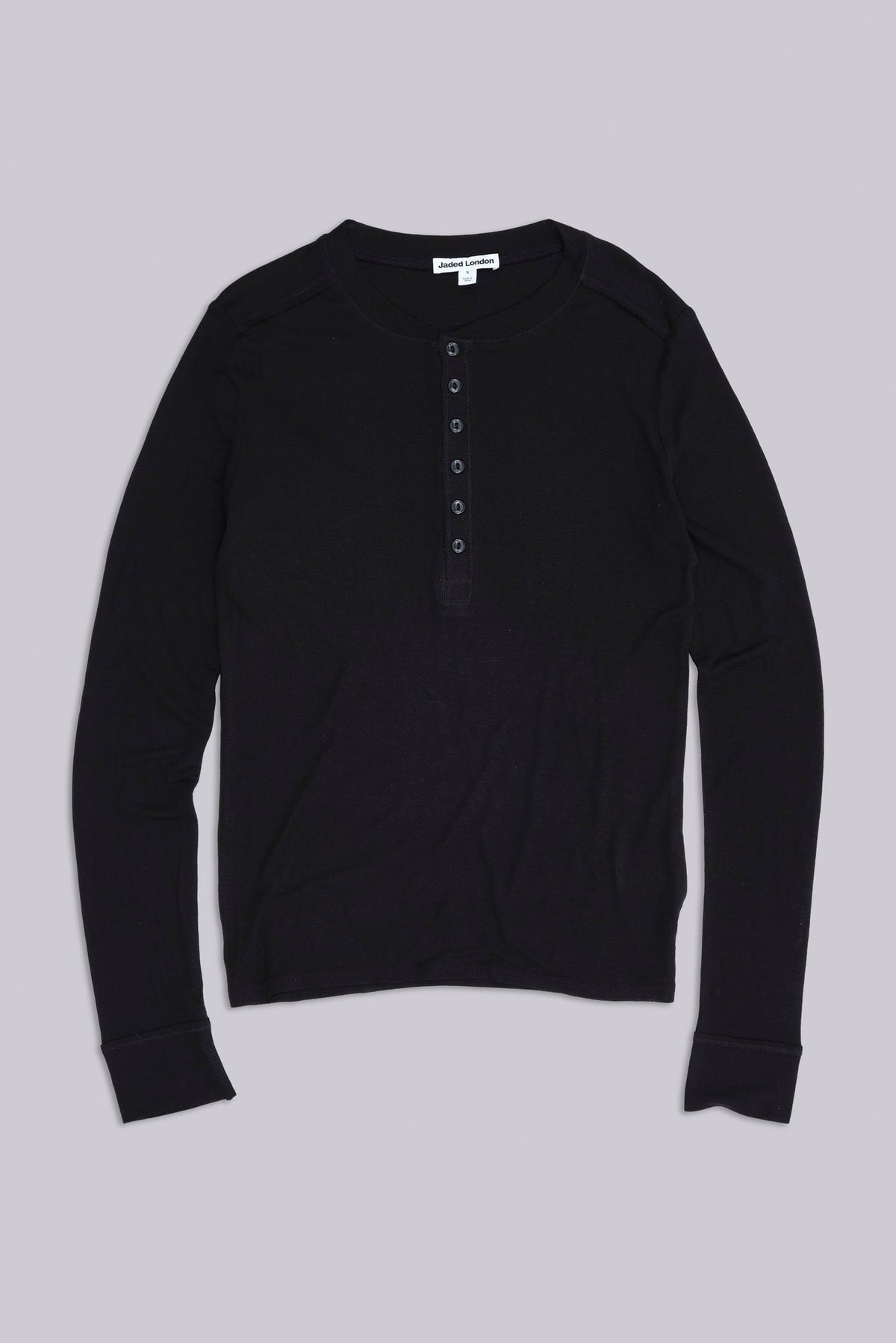 Black Haze Henley Top