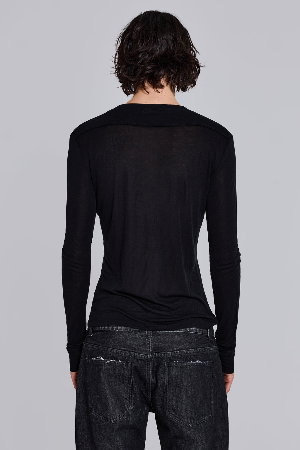 Black Haze Henley Top