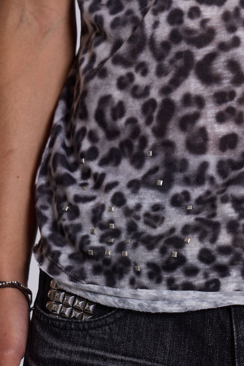 Airbrush Leopard Vest