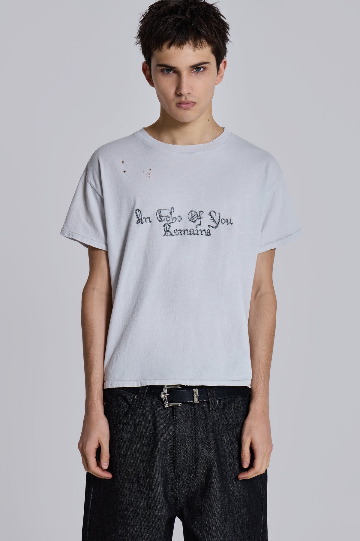 Echo Bitten Cropped T-Shirt