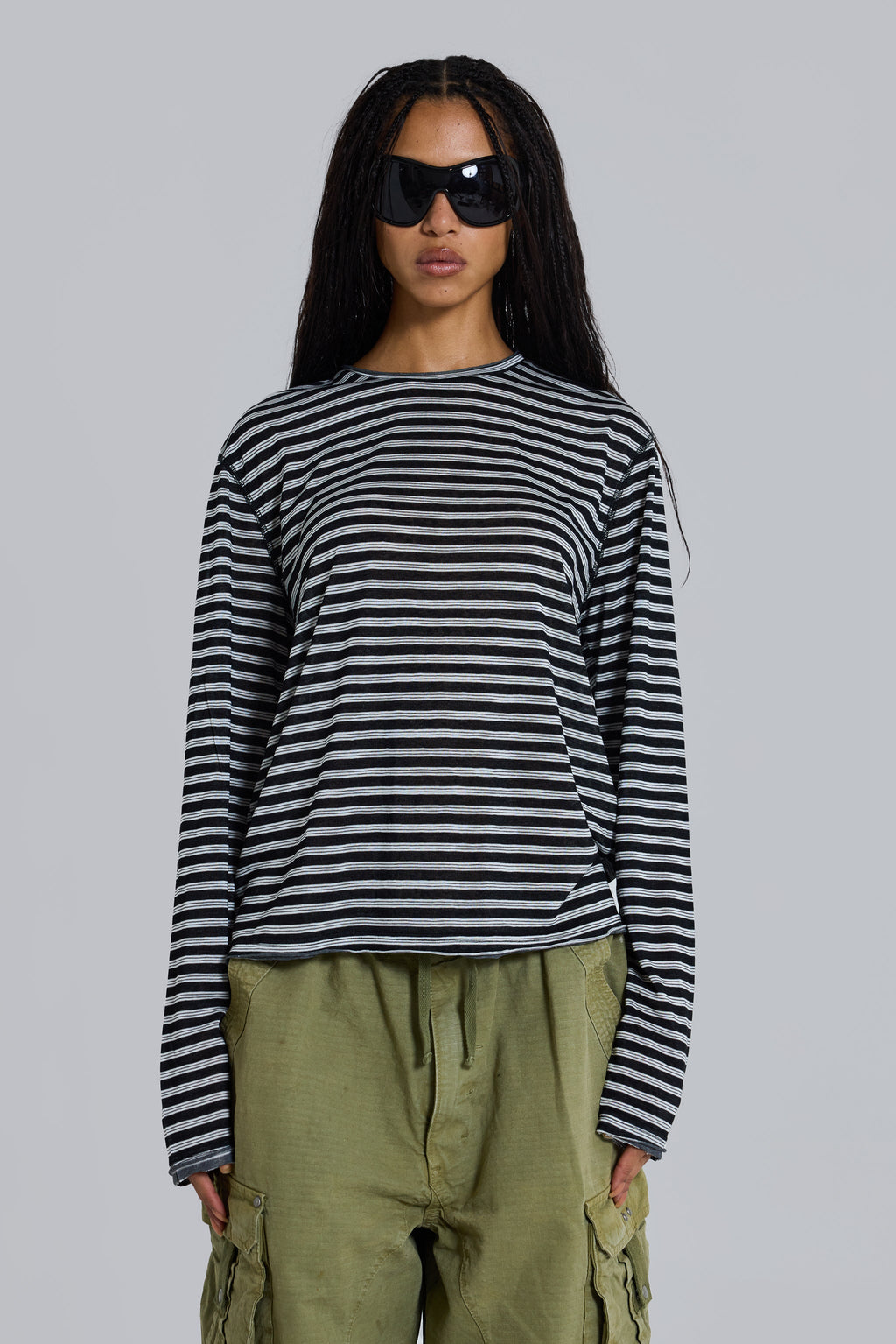 Stripe Long Sleeve Top