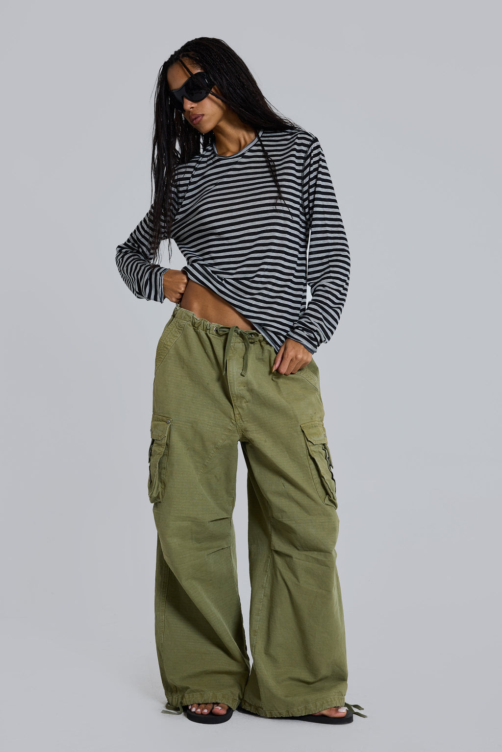 Stripe Long Sleeve Top