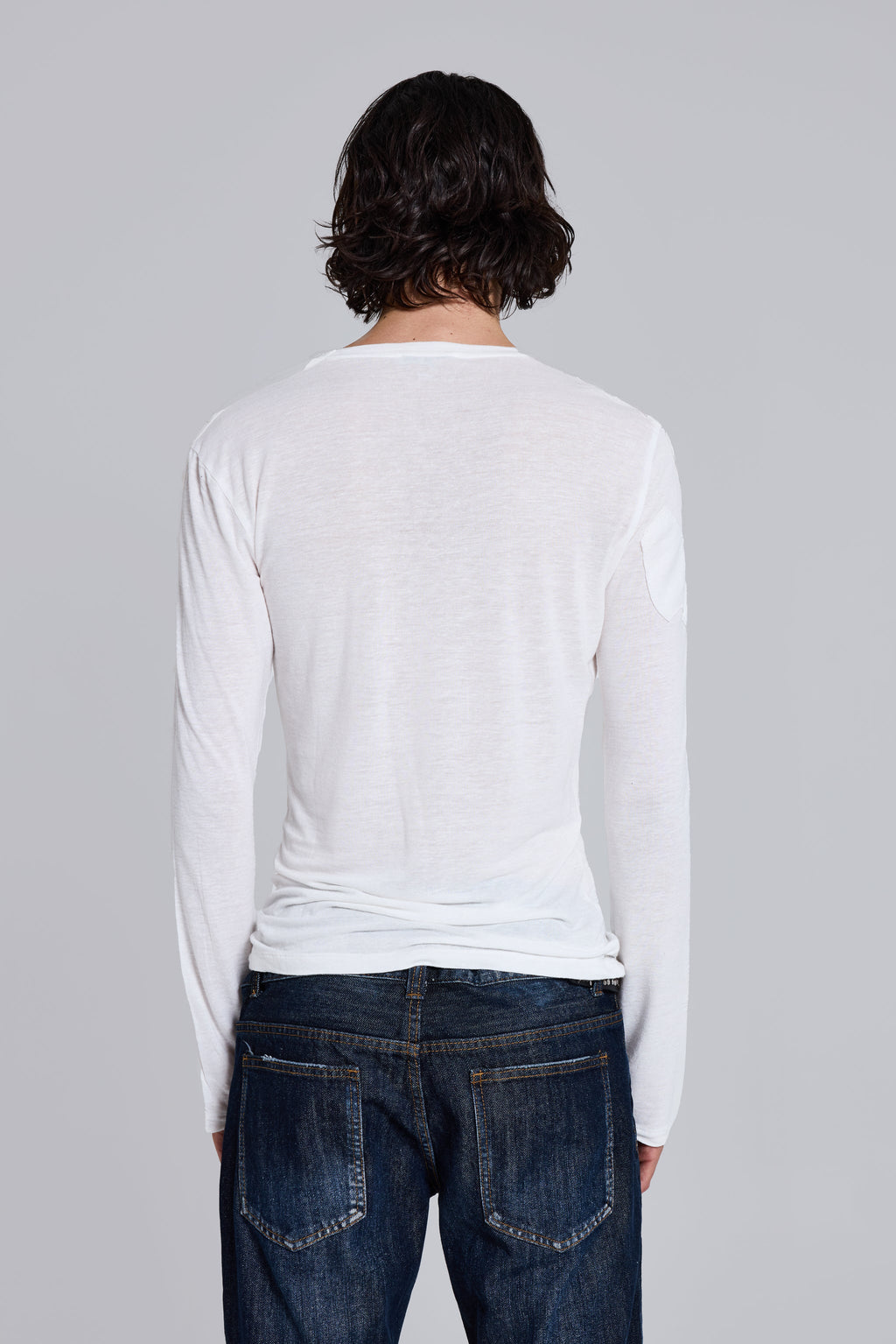13 Applique Linen Top