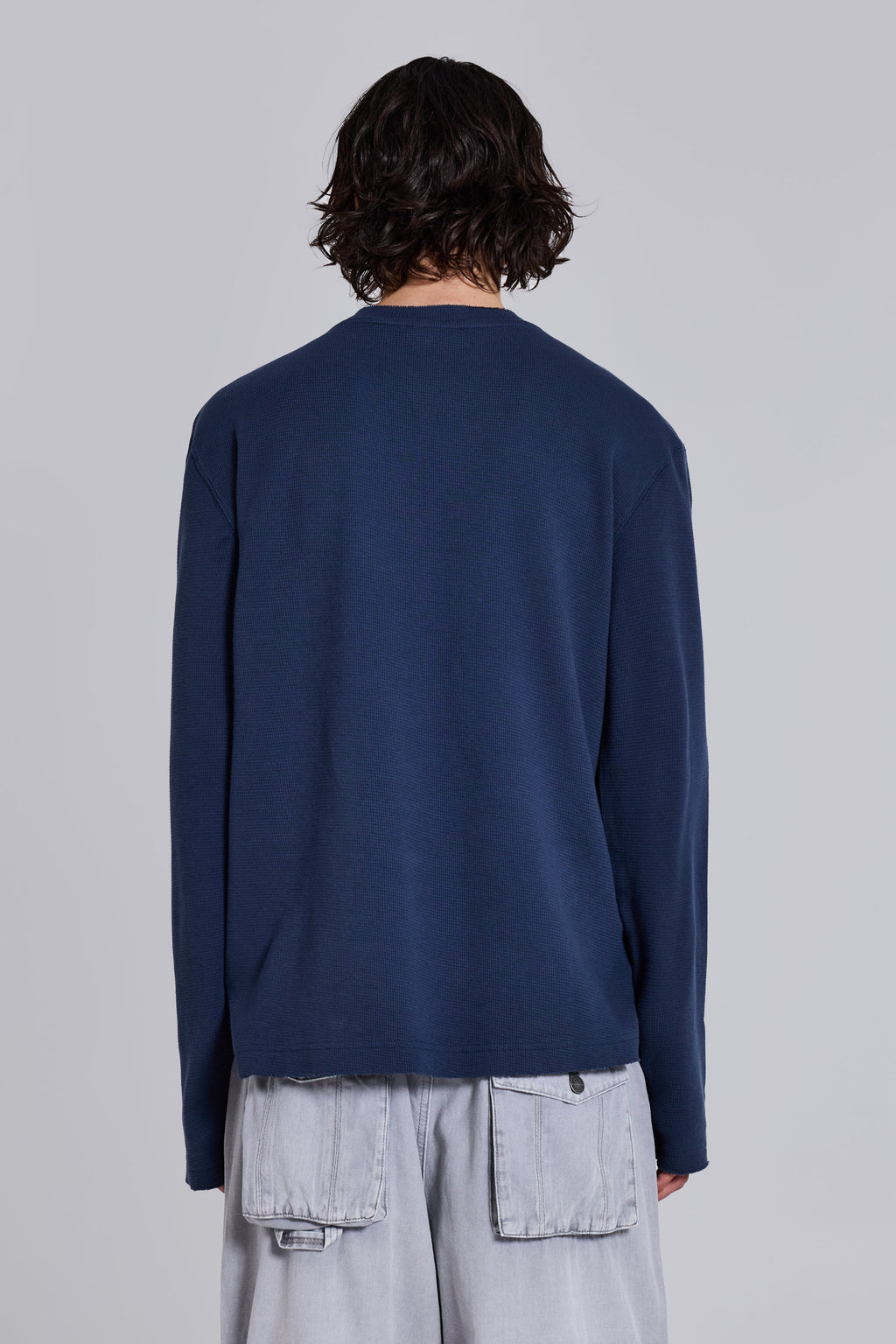 Kasper Digi Waffle Navy T-Shirt