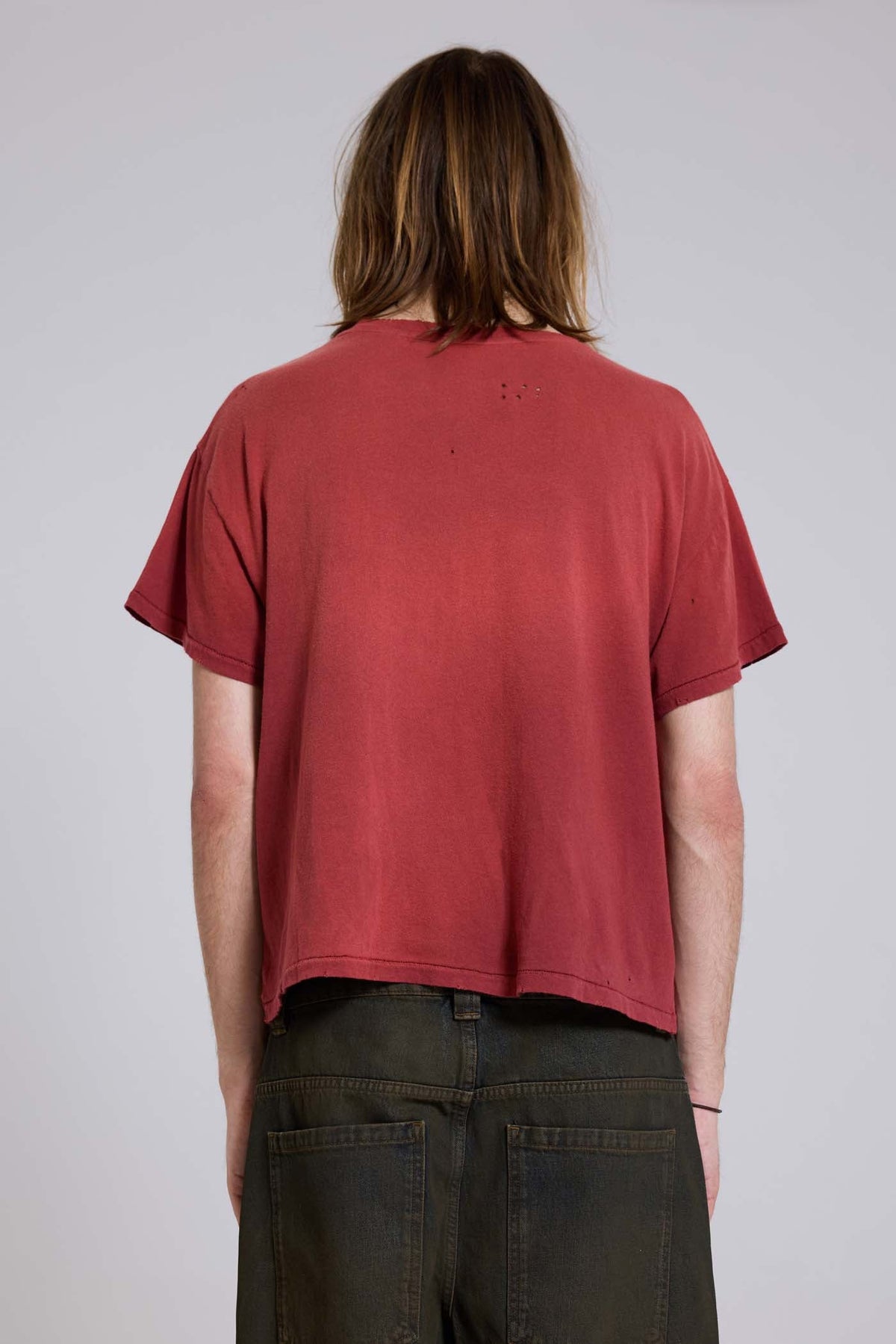 Quasi Red Cropped T-Shirt