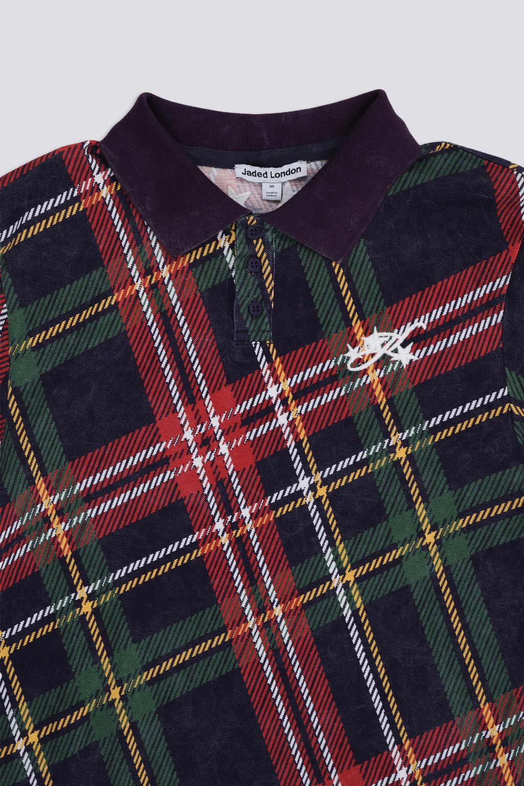 Navy Adrenaline Check Polo