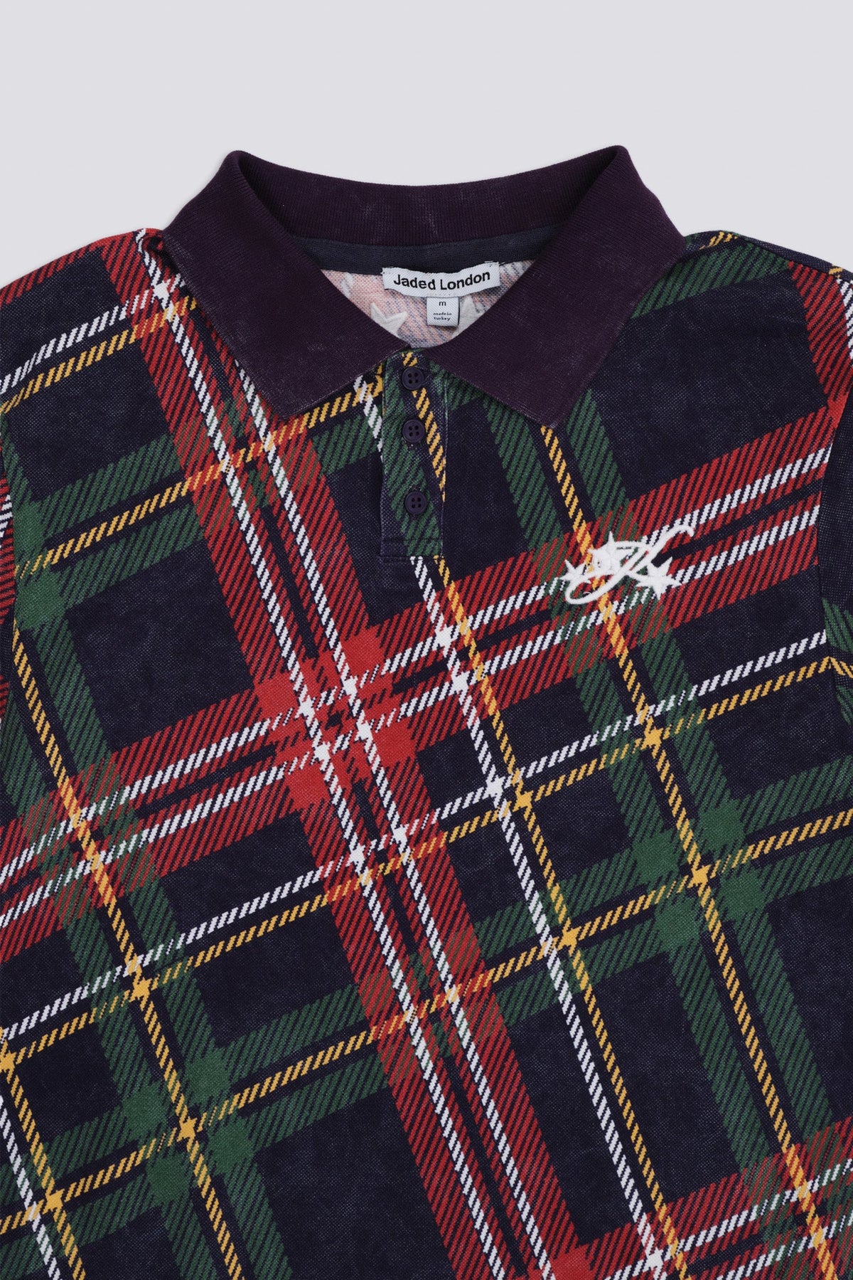 Navy Adrenaline Check Polo