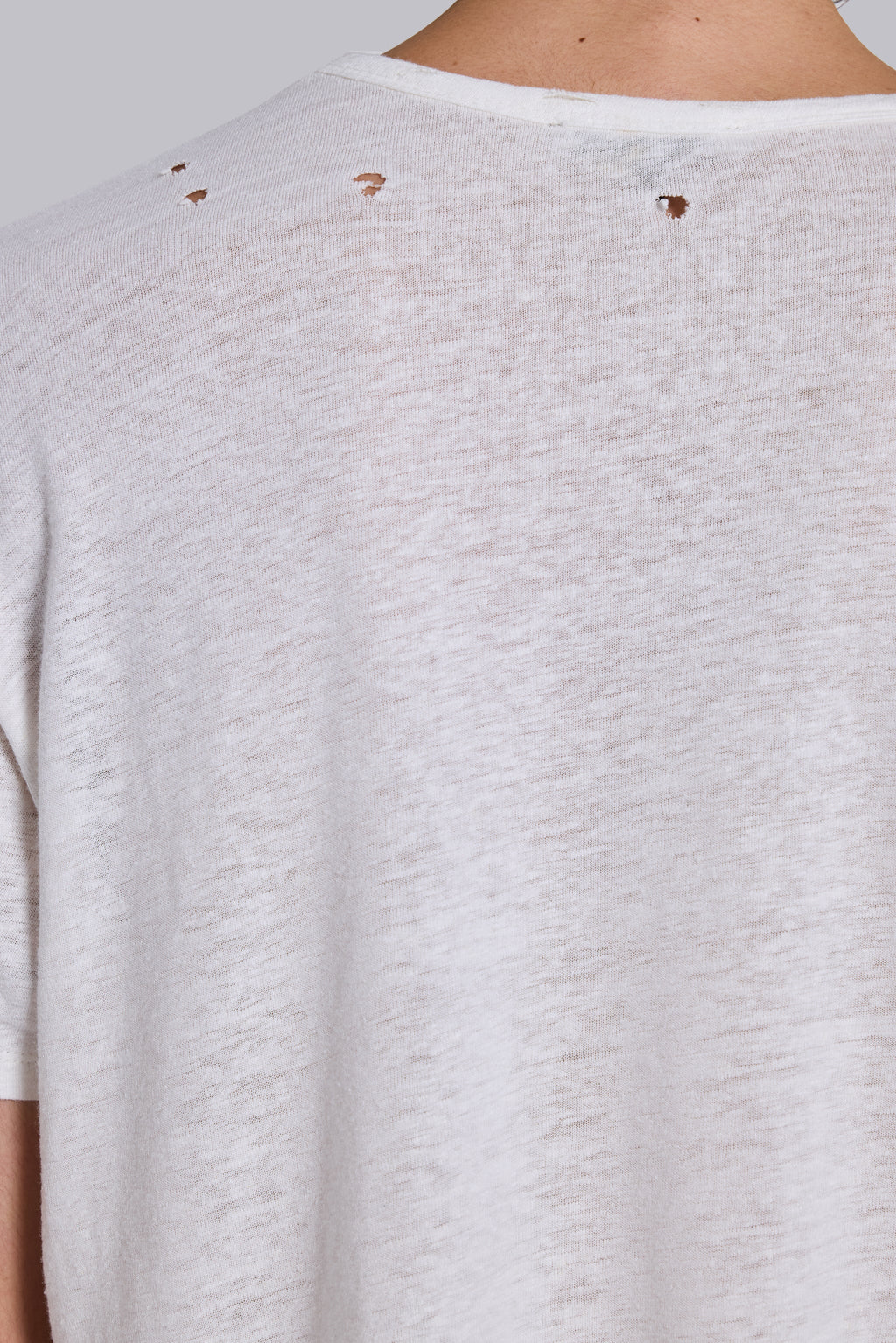 Slub White T-Shirt