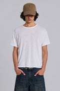 Slub White T-Shirt