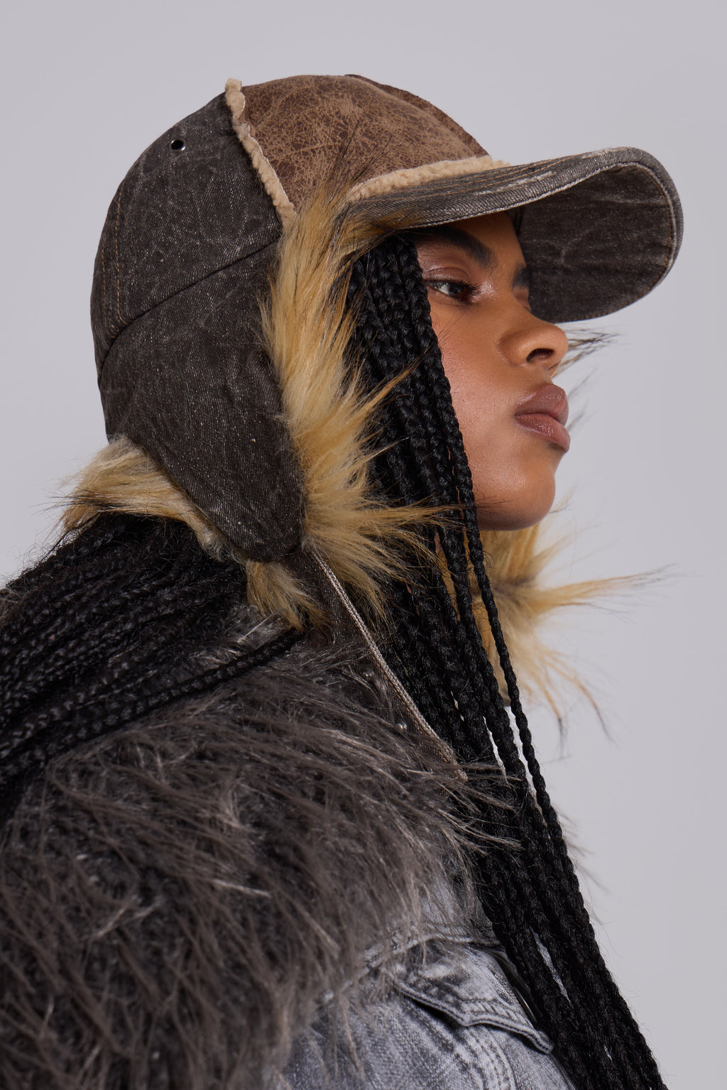 Faux Fur Cap