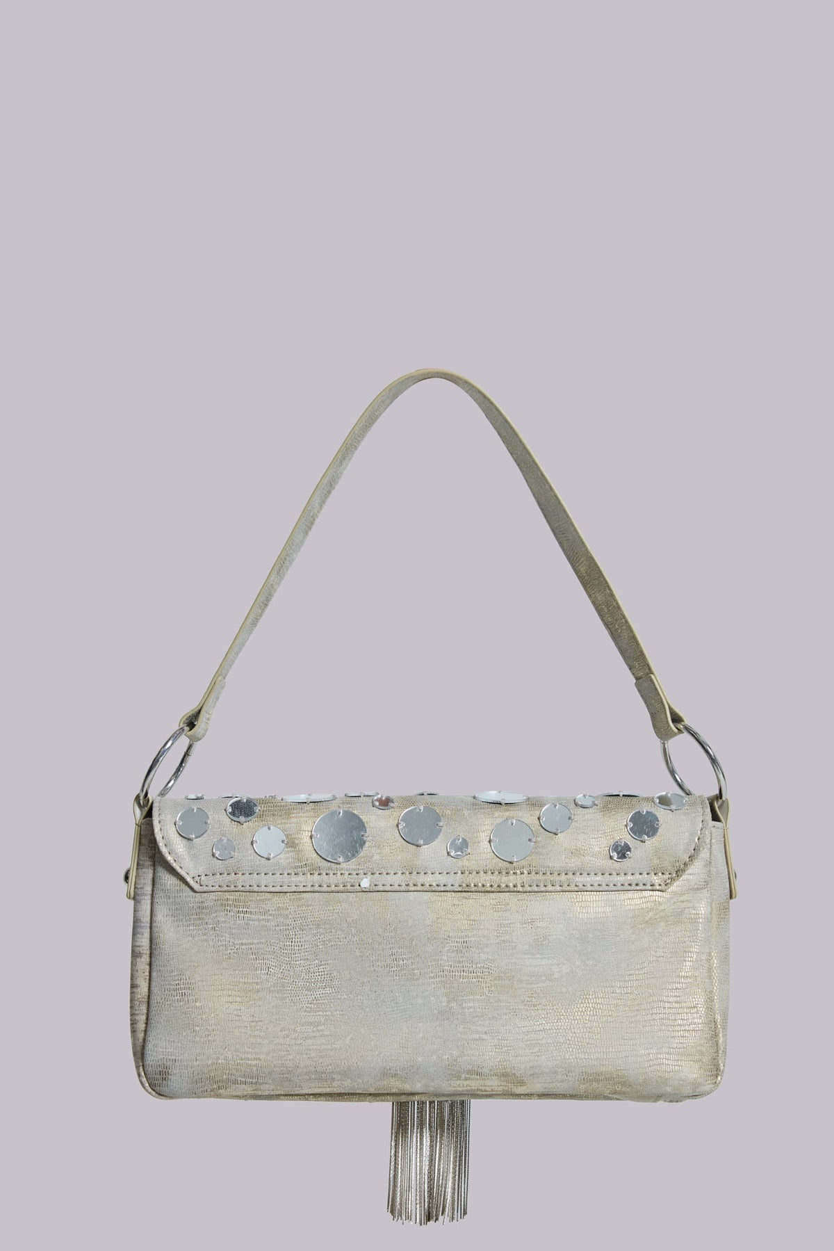 Chara Metallic Mirror Bag