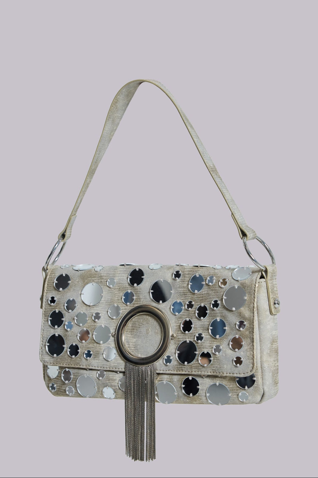 Chara Metallic Mirror Bag