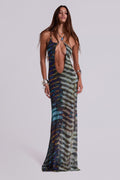 Dalitah Asymmetric Maxi Dress