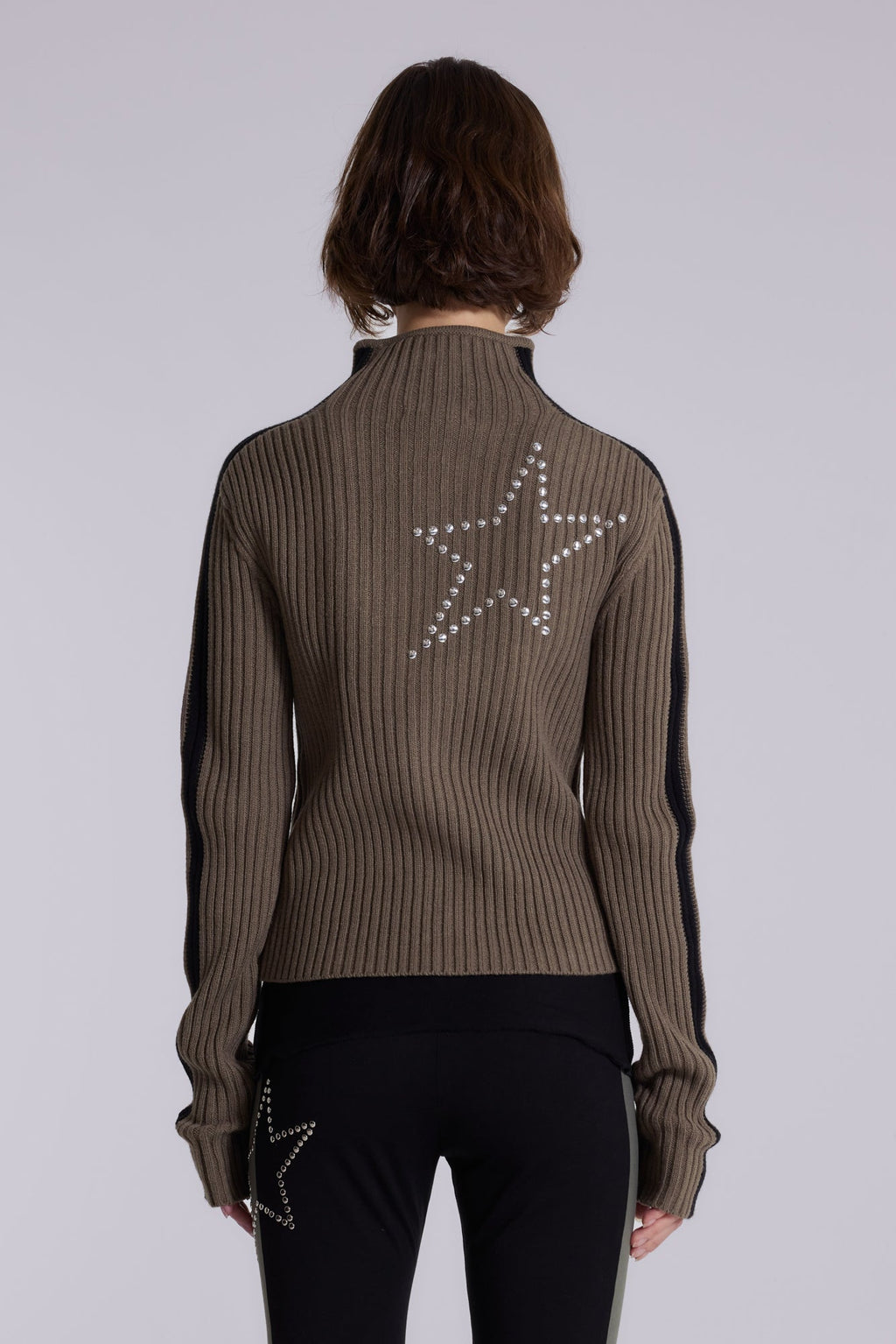 Sprint Zip Through Rib Knit