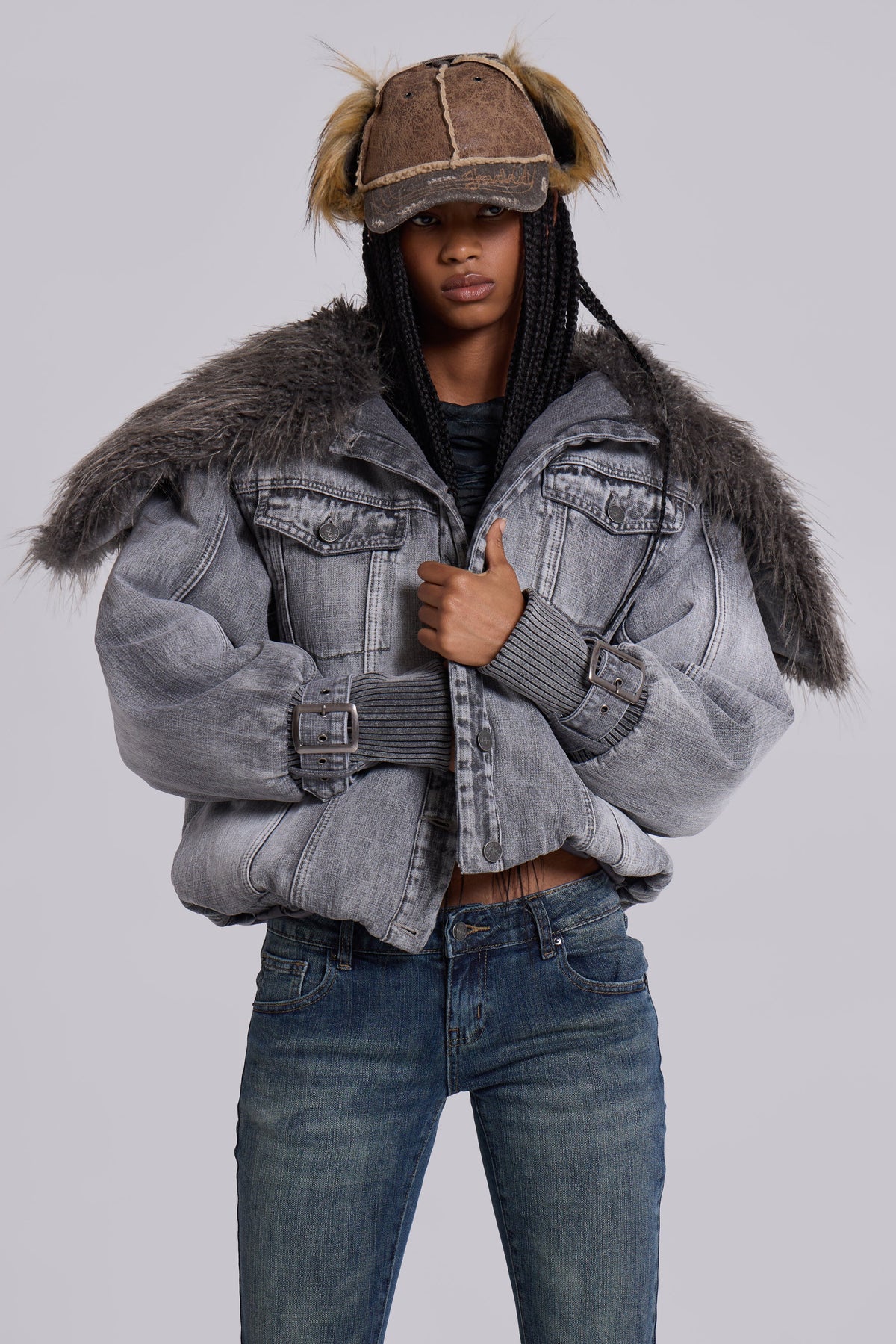 Faux Fur Cap