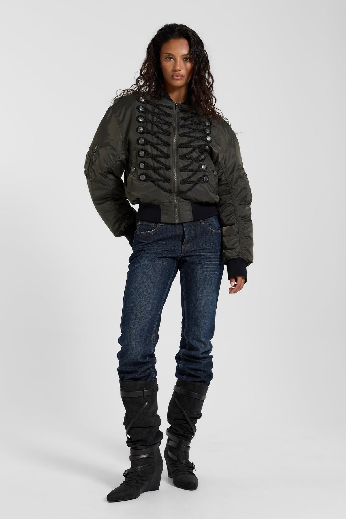 Irsa Military Bomber Jacket