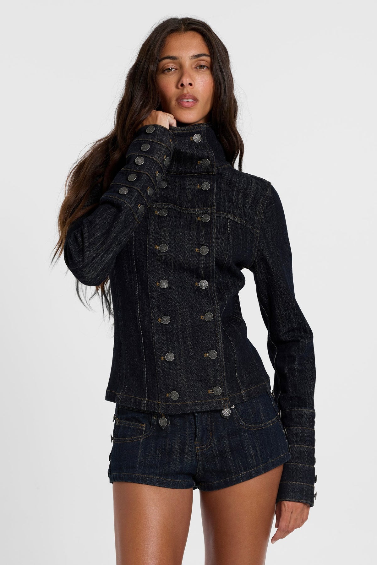 Wynona Funnel Denim Jacket