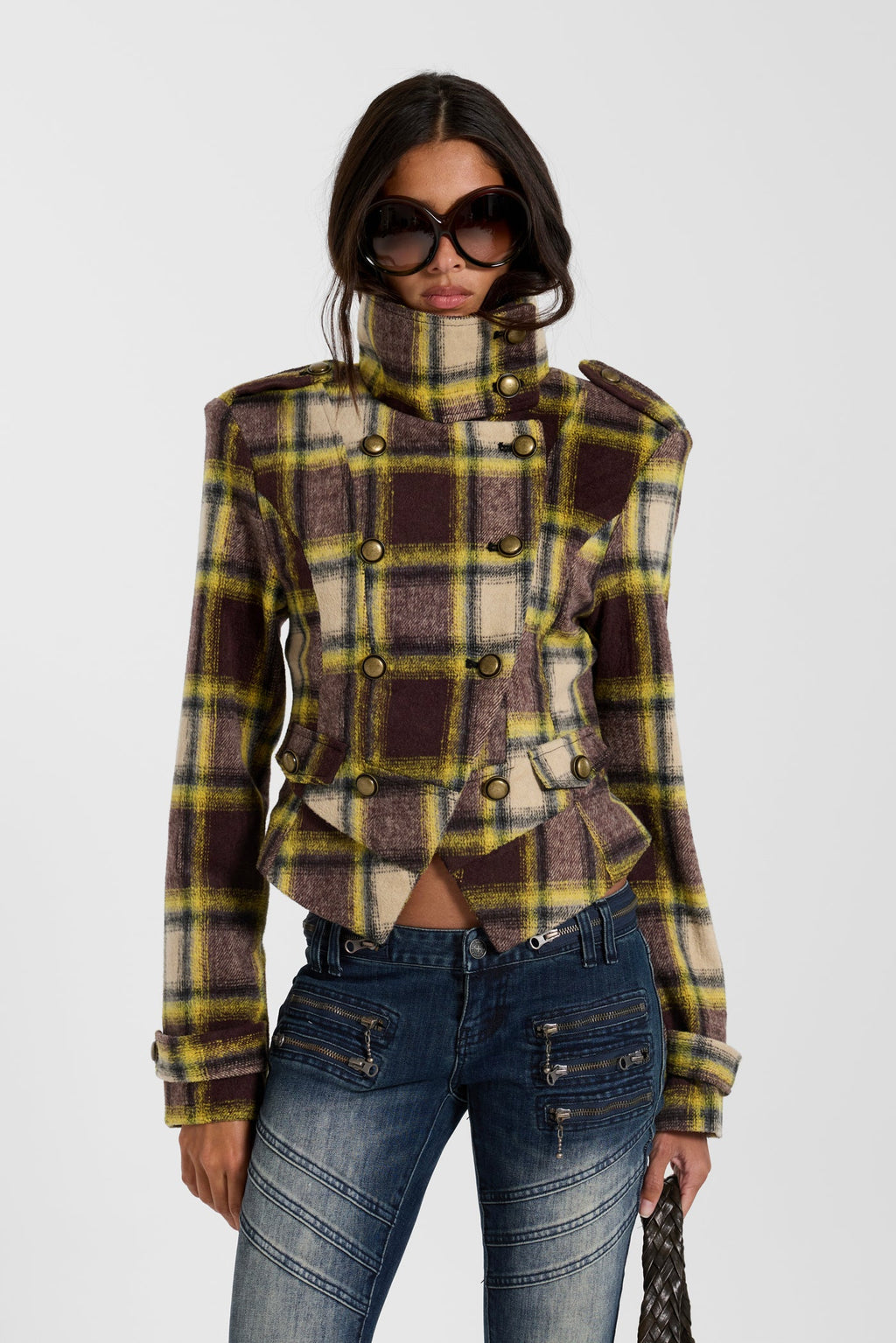 Fallon Structured Check Jacket