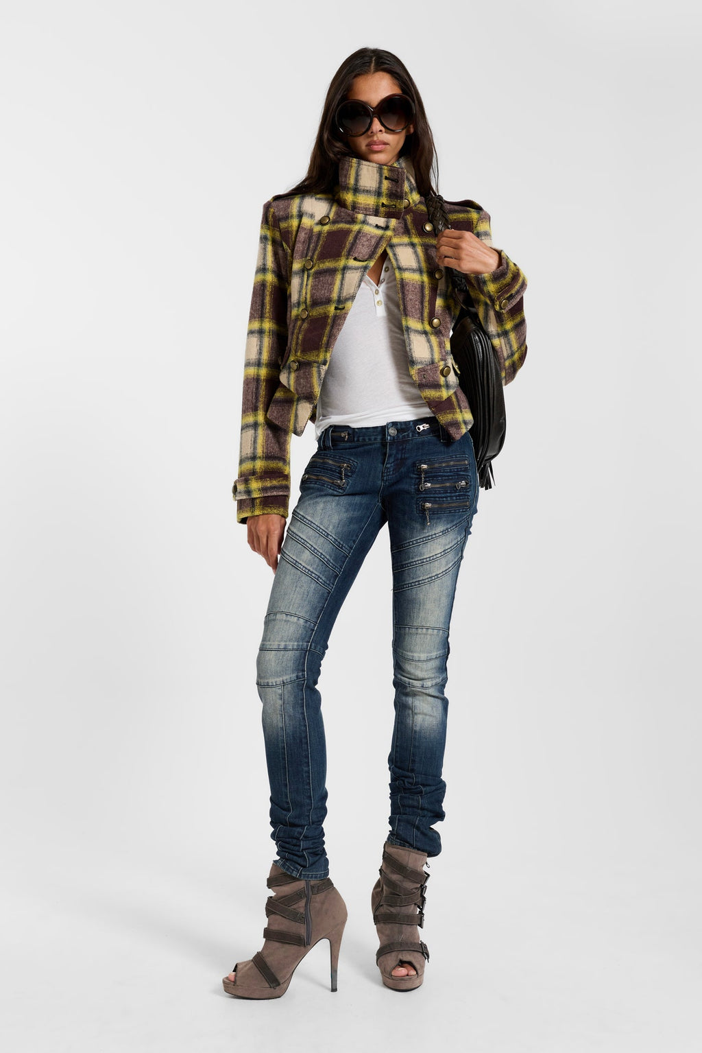 Fallon Structured Check Jacket