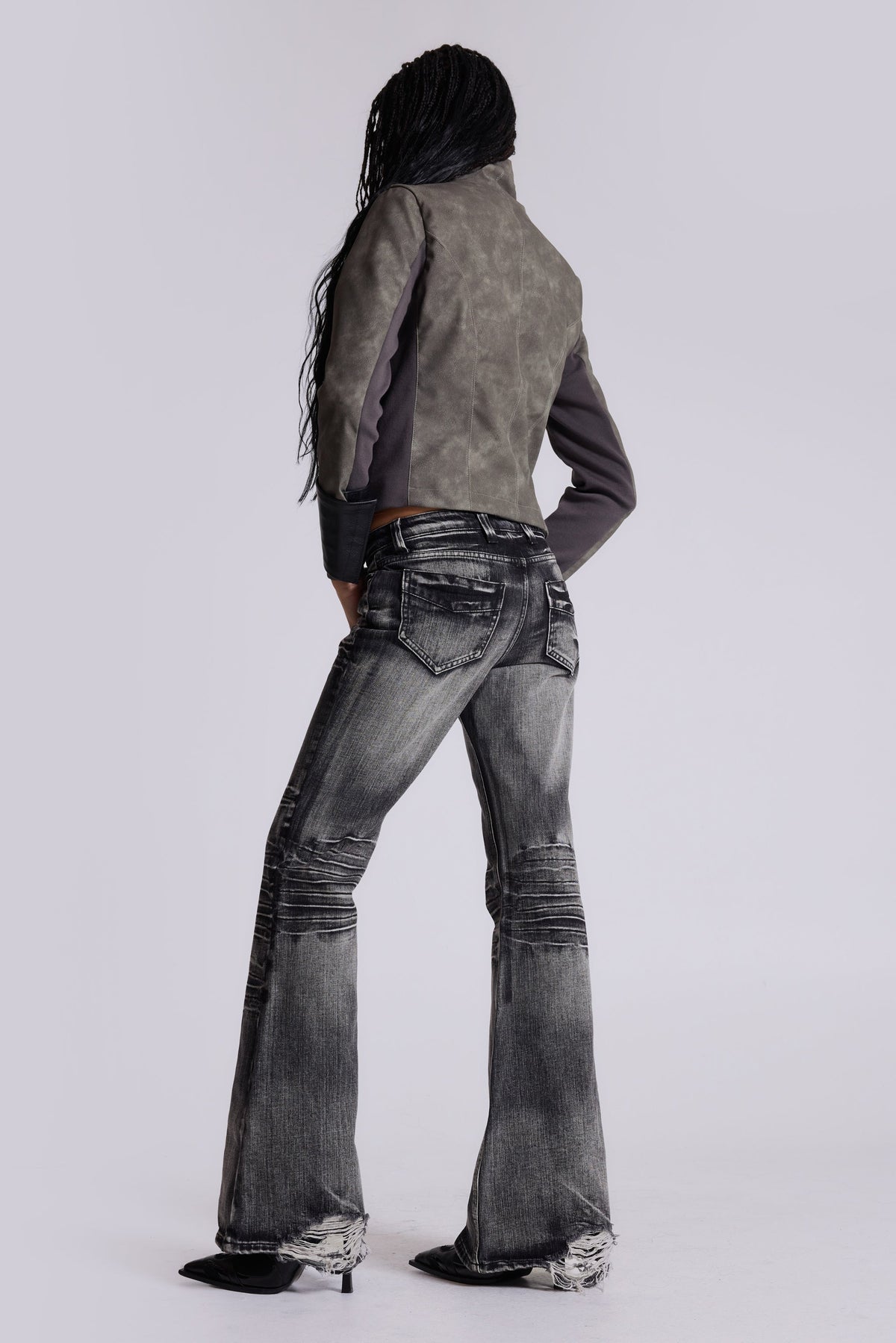 Vaqueros bootcut Drift negro lavado