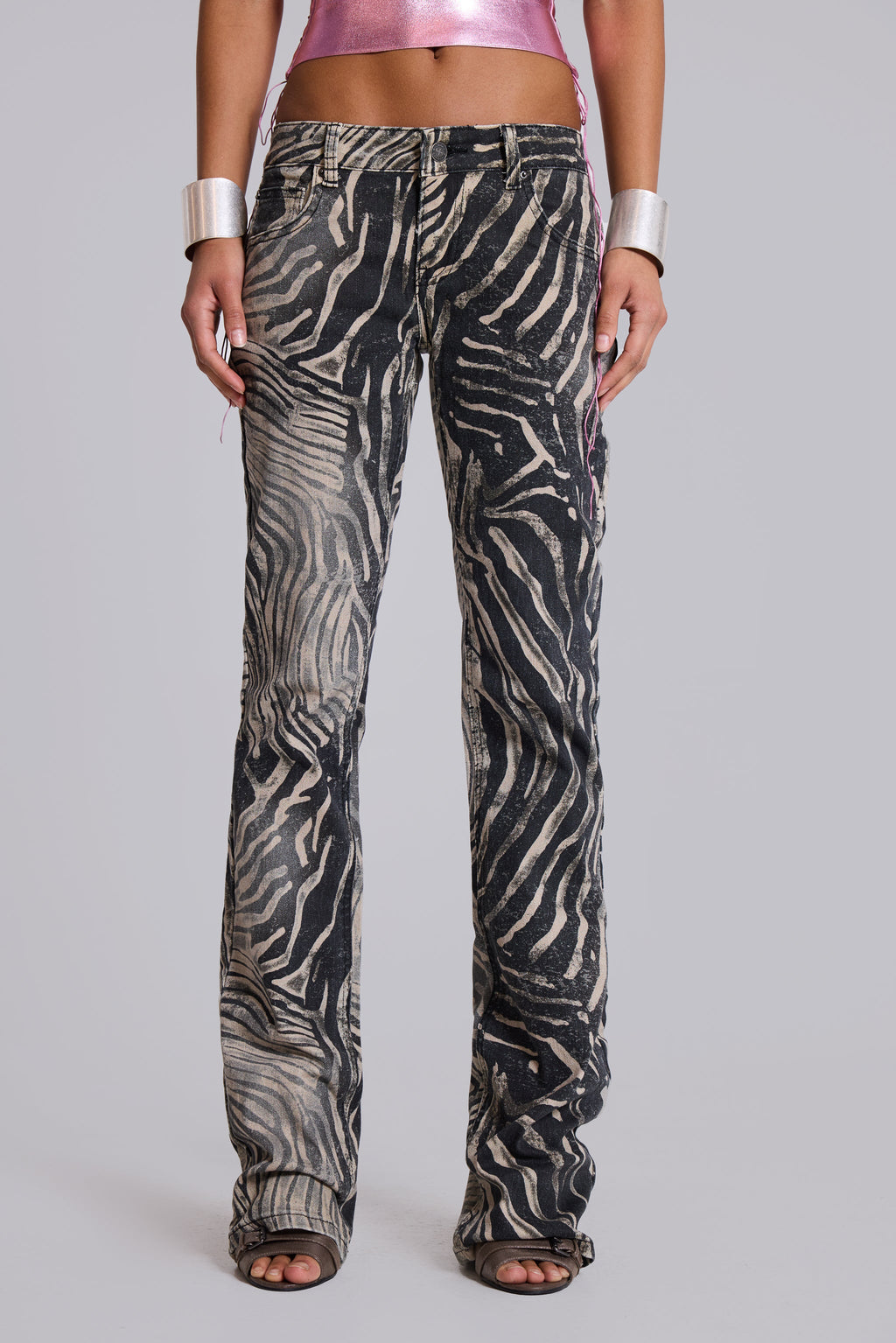 Leona Bootcut Cooper Jeans in Zebra