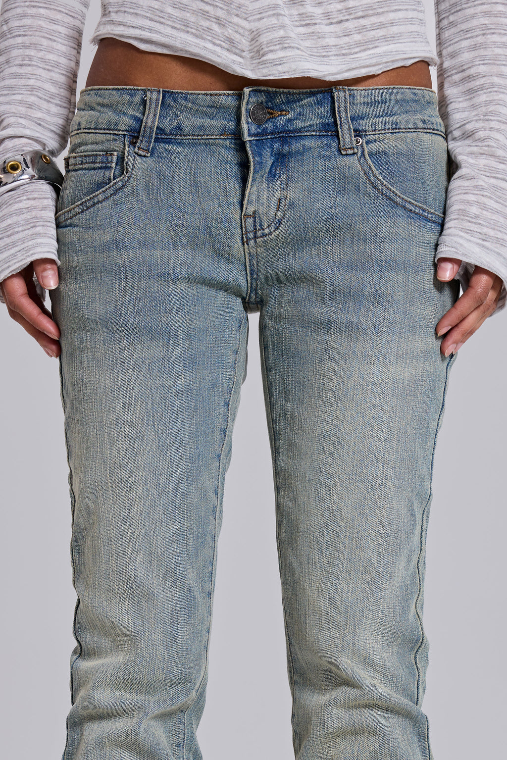 Cooper Bootcut Jeans in Light Blue