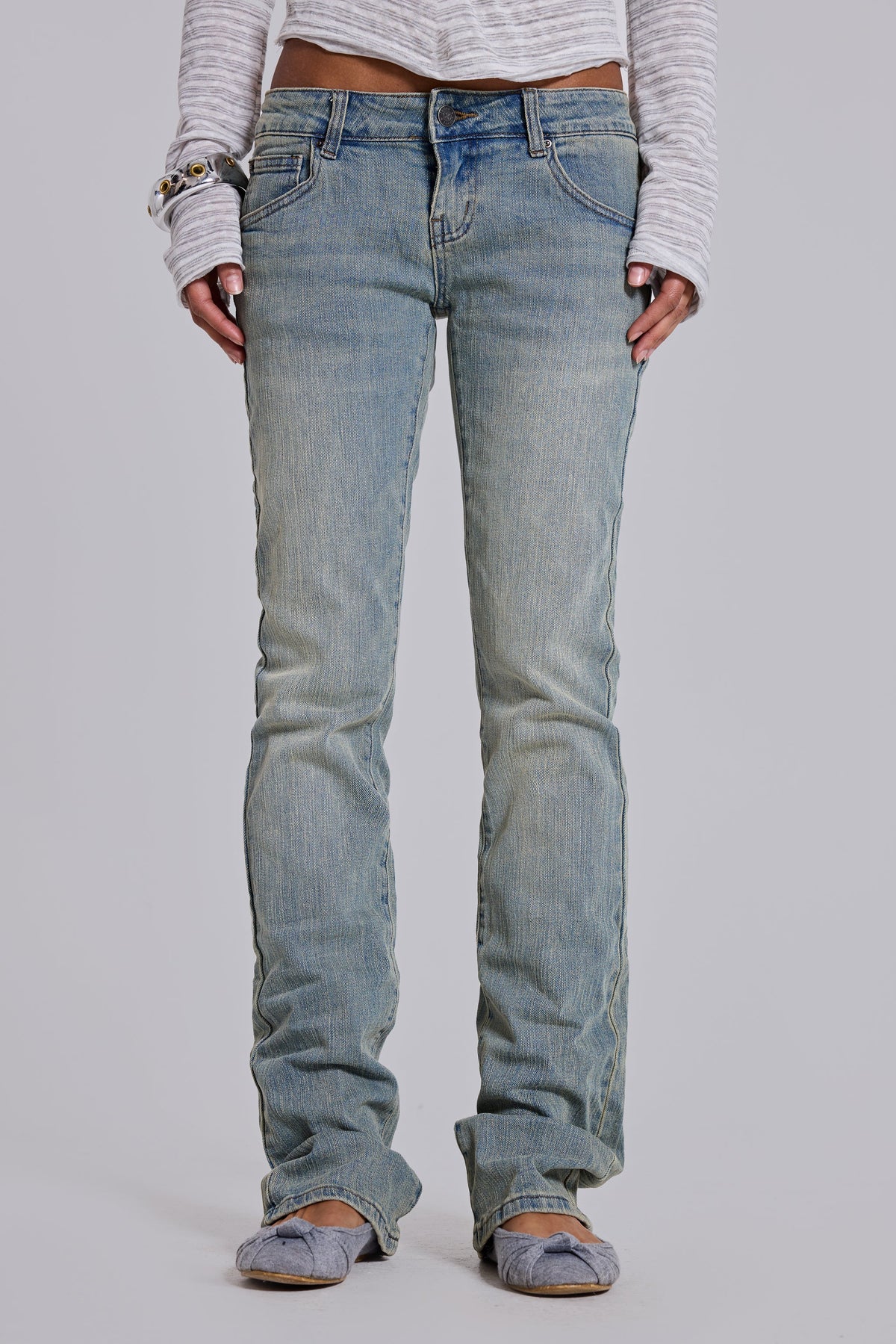 Cooper Bootcut Jeans in Light Blue