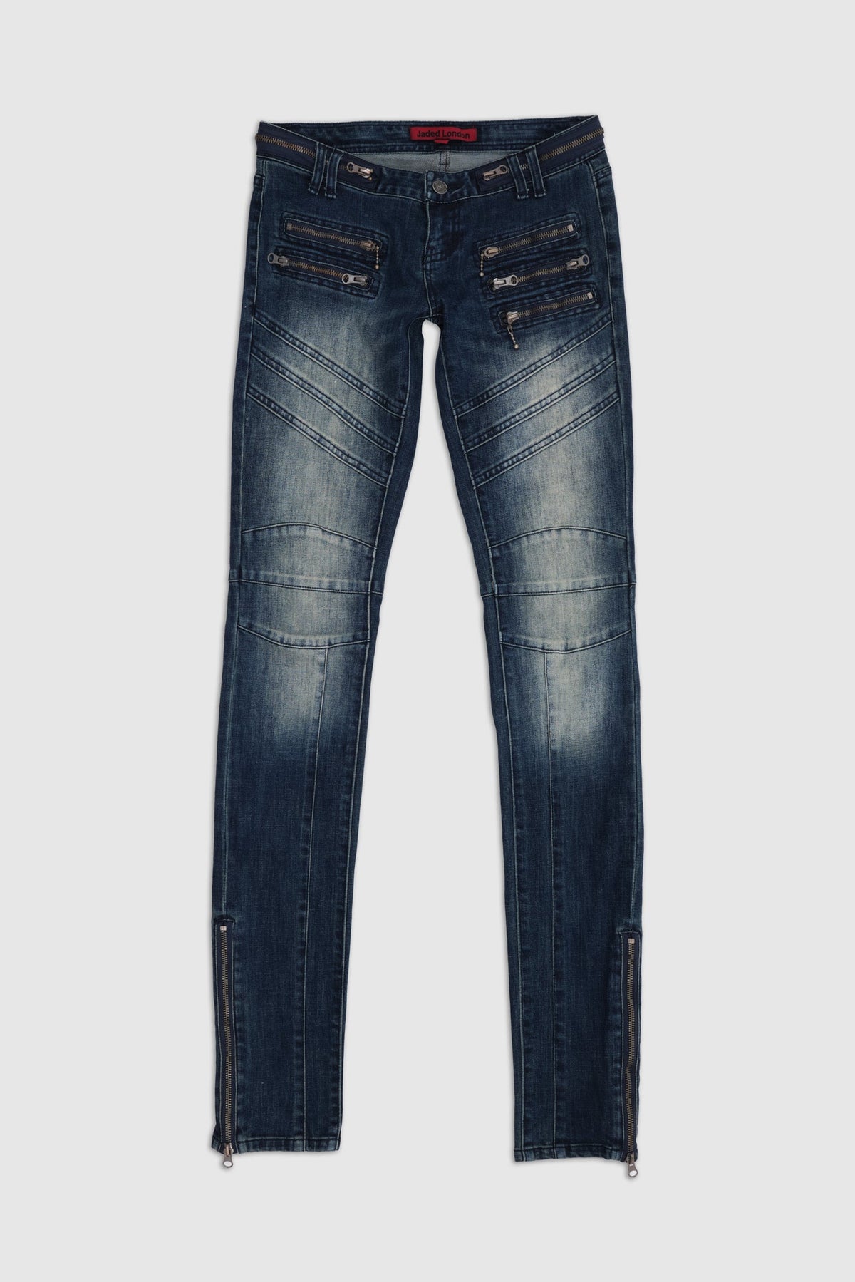 Ardor Seamed Skinny Jeans in Dark Wash