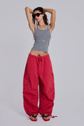 Red Parachute Cargo Pants