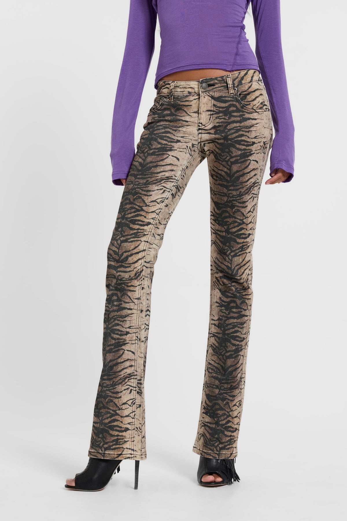 Leona Bootcut Cooper Jeans in Tiger