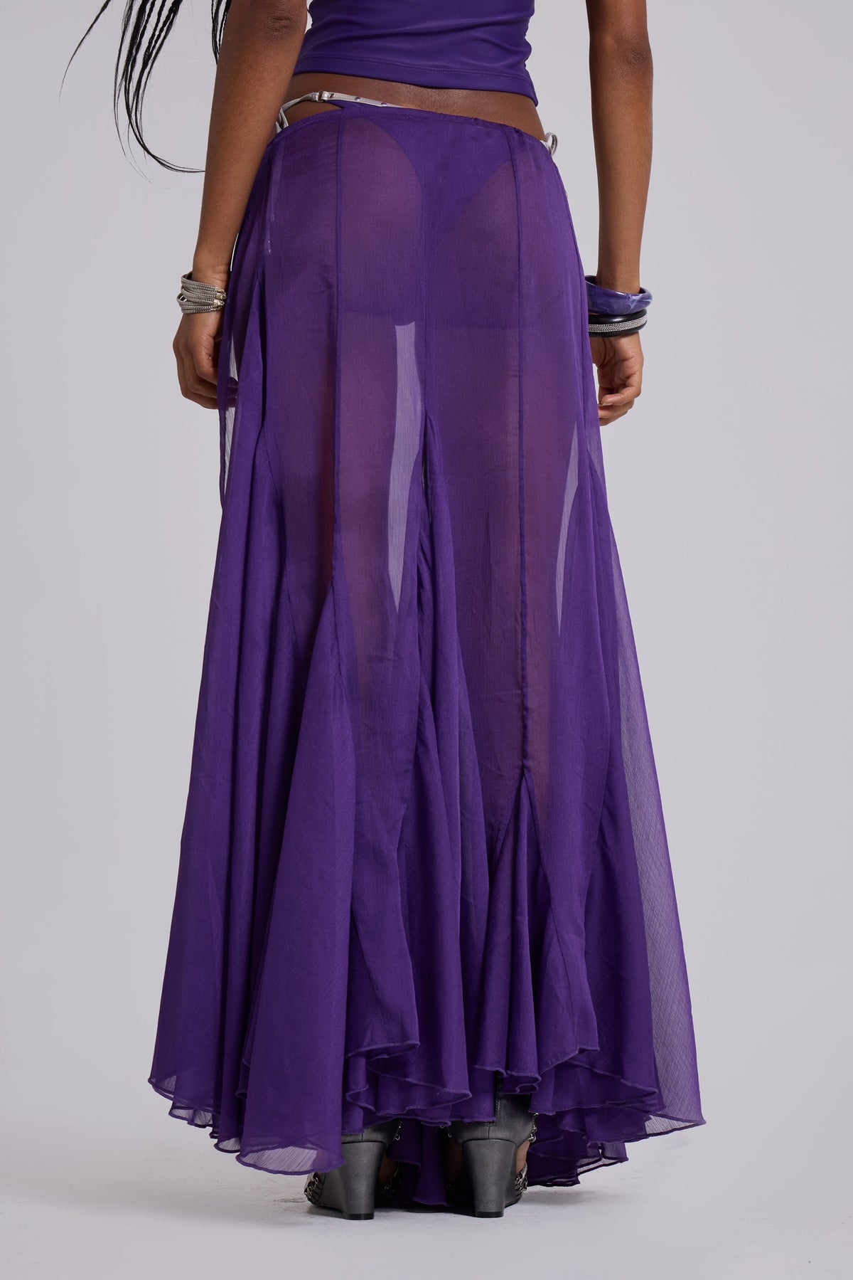 Miria Chiffon Maxi Skirt