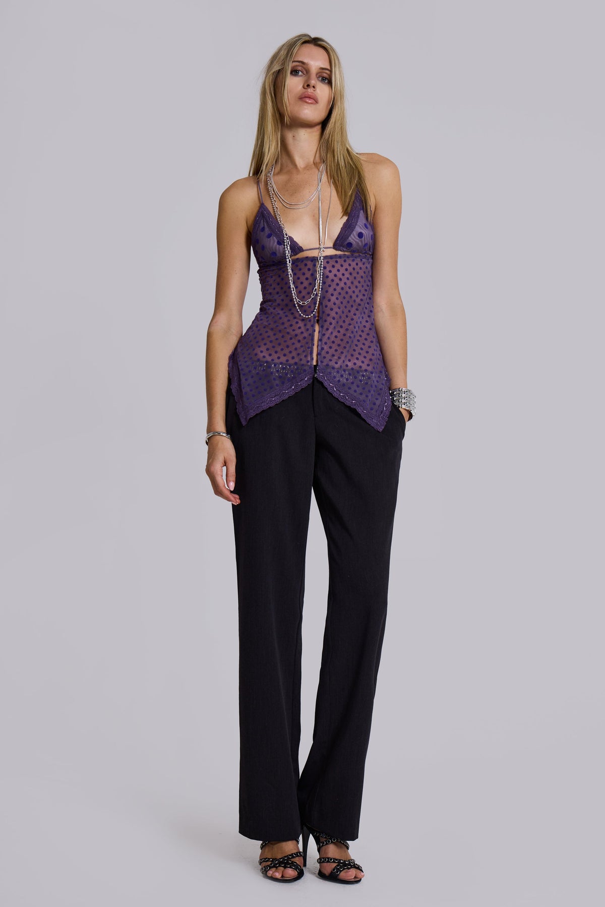 Maude Polka Dot Cami Top