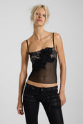 Voli Embellished Lace Top