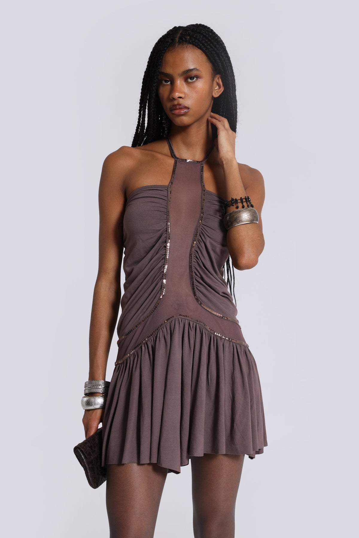 Vestido corto Calisse sin espalda