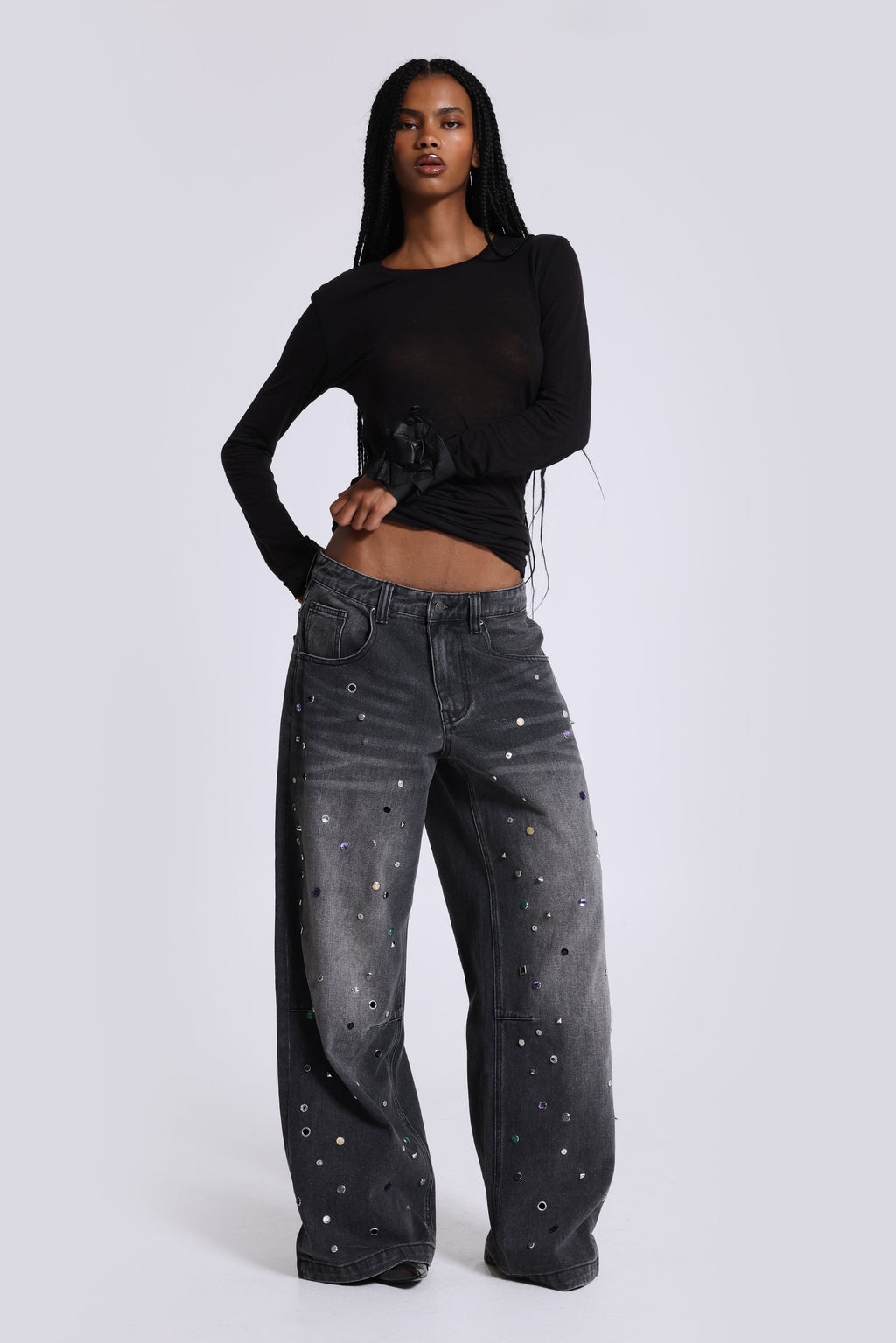 Trixa Jewel Studded Colossus Jeans
