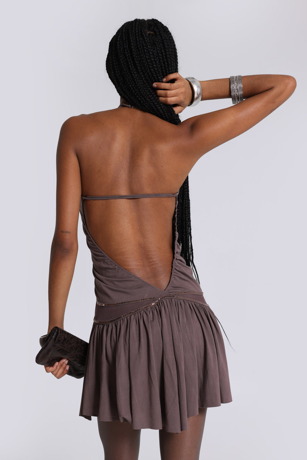 Vestido corto Calisse sin espalda