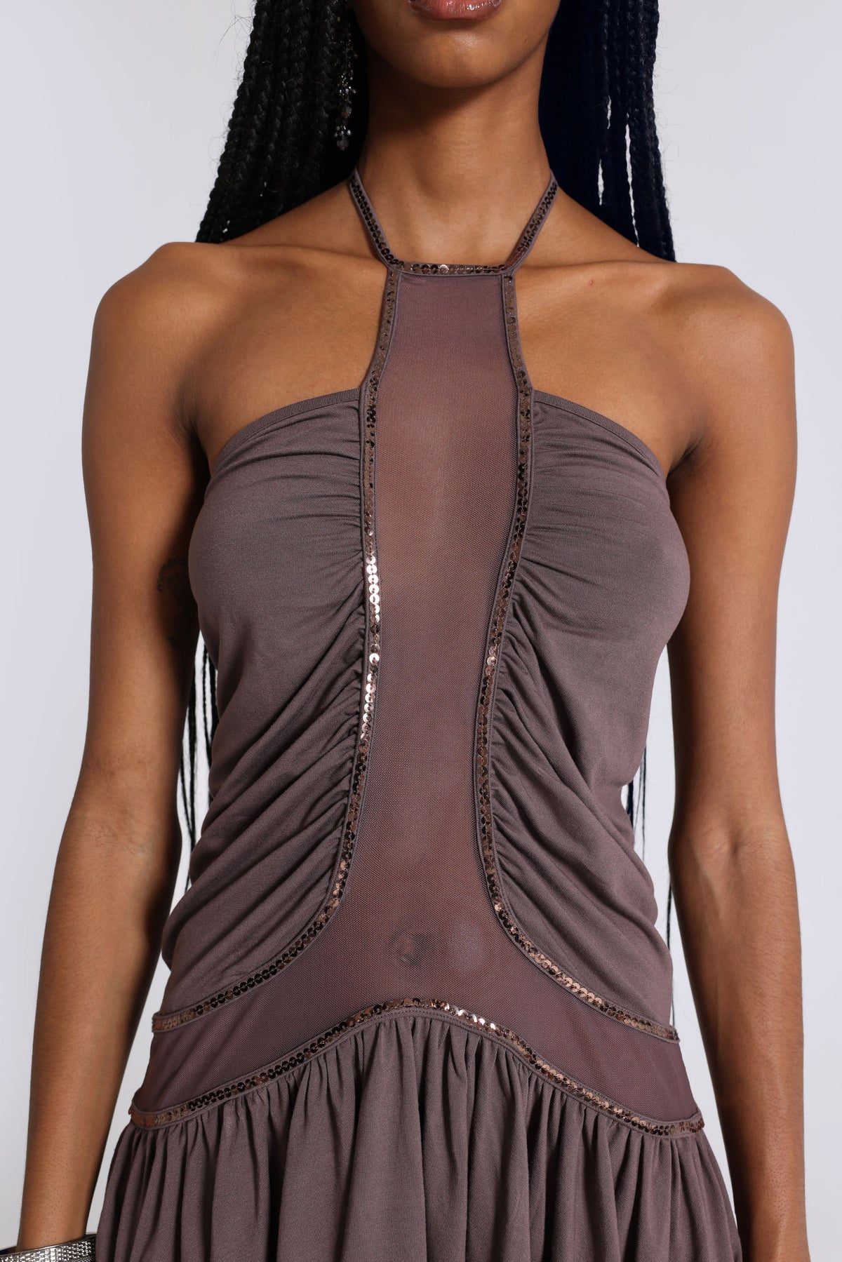 Vestido corto Calisse sin espalda
