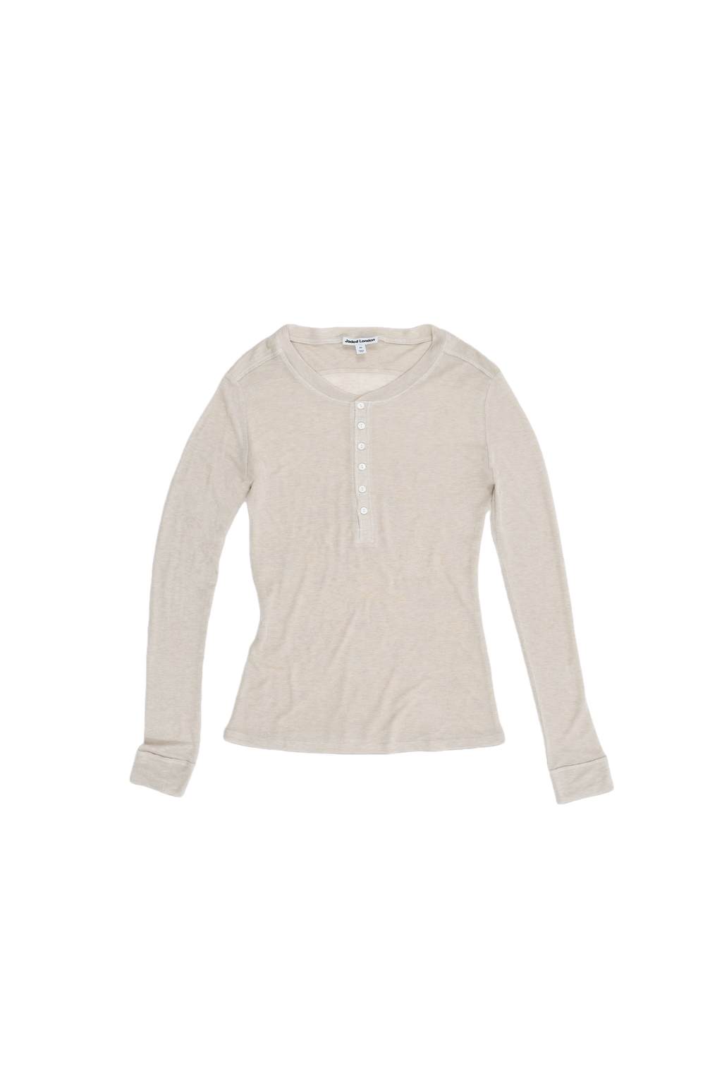Oatmeal Haze Henley Top