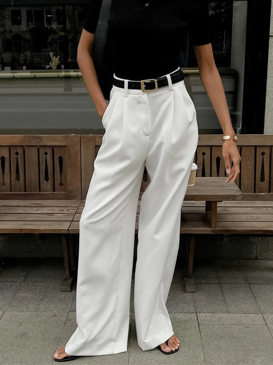 Sonia | Pantalones de pierna ancha y cintura alta